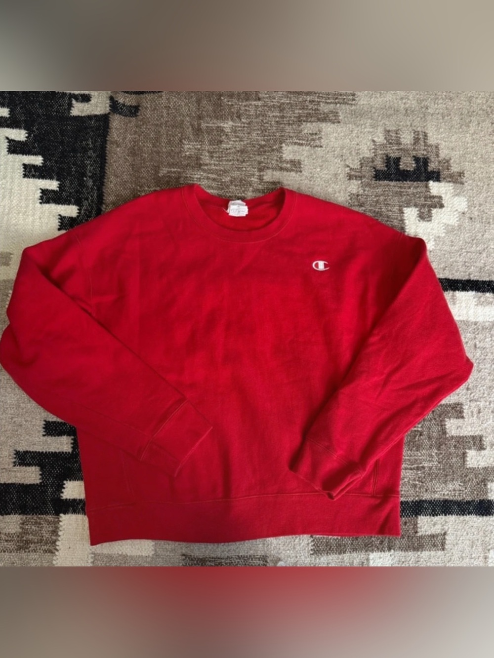 Red Champion Reverse Weave crewneck sweatshirt XL
